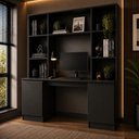 Ver imagem 2 de Mesa para Computador e Escritório Smart Multimóveis 2 Portas 5 Prateleiras Home Office MP6104