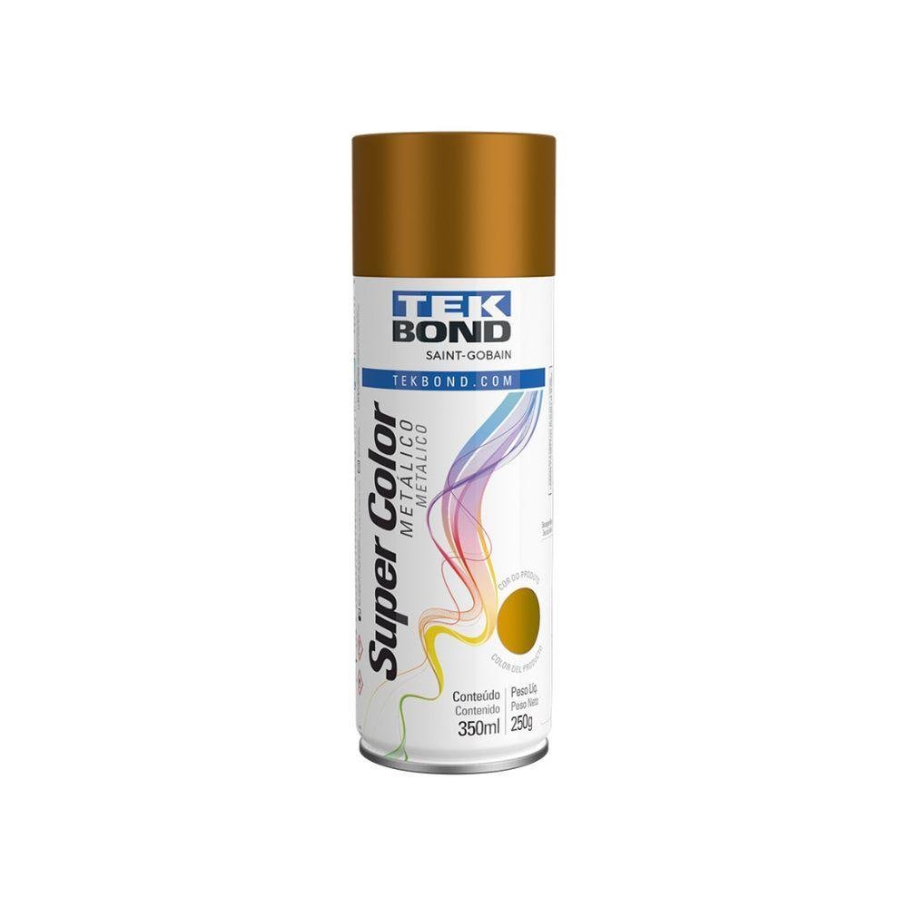 Tinta Aerossol Metálico 350ml - Tekbond Cobre