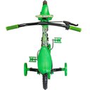 Ver imagem 2 de Bicicleta Infantil Aro 12 Cebolinha Freio a Tambor com Garrafinha Preto Verde Track & Bikes
