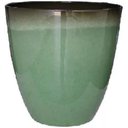 Ver imagem 2 de Vaso Para Plantas Grande Decorativo Sala Jardim Alto Brilho  e Leve 40cm (Liso/Verde-Piscina)