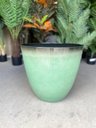 Ver imagem 5 de Vaso Para Plantas Grande Decorativo Sala Jardim Alto Brilho  e Leve 40cm (Liso/Verde-Piscina)