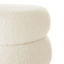 Ver imagem 3 de Puff Báu Organizador Decorativo Boucle Cookie Zahav