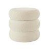 Puff Báu Organizador Decorativo Boucle Cookie Zahav - 4