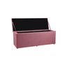 Recamier Baú 1,40m Madrid Suede Rosa Dal Poz Estofados - 3