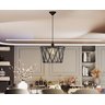 Pendente Onix Lustre de Teto Aramado Estilo Industrial Preto - 1