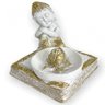 Incensário Quadrado Meditação Buda ou Ganesha-escolha a Cor:buda Sonho Dour Br 7cm - 1