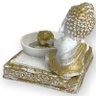 Incensário Quadrado Meditação Buda ou Ganesha-escolha a Cor:buda Sonho Dour Br 7cm - 3