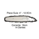 Ver imagem 6 de Corrente Com Sabre 14 Dentes Placa Guia 4 Polegadas Kit 2 Uni Reposiçao Mini Motosserra Resistente P