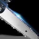 Ver imagem 2 de Corrente Com Sabre 14 Dentes Placa Guia 4 Polegadas Kit 2 Uni Reposiçao Mini Motosserra Resistente P