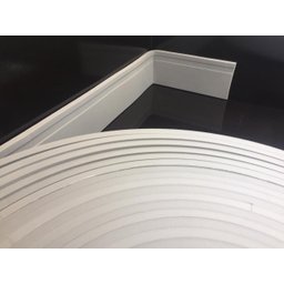 Rodapé Eva Adesivo E Flexível *maresia 10cm X 1cm 20 Metros* Cinza - 3