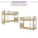 Ver imagem 5 de Beliche Juvenil Montessoriano Reversivel com Rattan Madeira Maciça Wave Casatema MadeiraOriginals