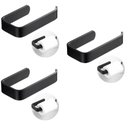 Ver imagem 1 de Kit 3 Portas Papel Higiênico Parede Acrílico Banheiro