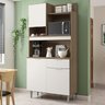 Kit Cozinha Compacta 3 Portas MDF 15007 Julia Carvalho Off White PLN - 1