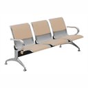 Ver imagem 1 de Cadeira Longarina 3 Lugares com Estofado Colors