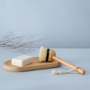 Ver imagem 3 de Escova de limpeza redonda com cabo longo de bambu - Oikos