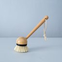 Ver imagem 2 de Escova de limpeza redonda com cabo longo de bambu - Oikos