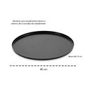 Ver imagem 2 de Forma de Pizza Antiaderente Assadeira Redonda 40cm