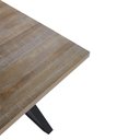 Ver imagem 6 de Mesa Sala de Jantar Cozinha Ogleary 220cm Grafite Madeira Maciça Driftwood - Gran Belo