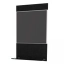 Ver imagem 4 de Gabinete para Banheiro 2 Portas 1 Gaveta com Cuba Q35 e Espelheira Legno 831W Espresso Móveis Branco/Preto Onix