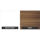 Ver mais imagens de Gabinete para Banheiro 2 Portas 1 Gaveta com Cuba Q35 e Espelheira Legno 831W Espresso Móveis Branco/Nogal