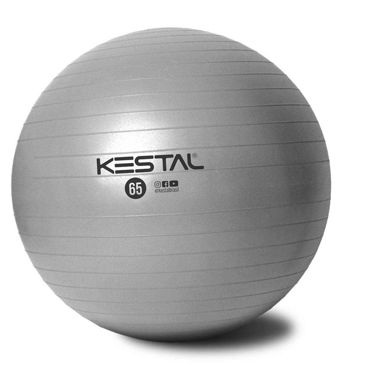Bola De Pilates Suíça 65cm Fisioterapia Yoga Academia Kestal - 1