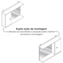 Ver mais imagens de Armário Espelheira Lva05 1 Porta 60 Cm Lva05 Mell Branco Novam