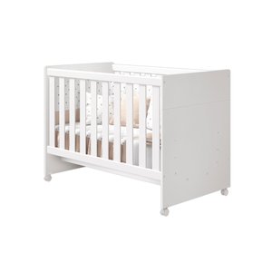 Berço Americano Katatau Multifuncional 3 em 1 Vira Mini Cama e Sofazinho Infantil Reller Branco