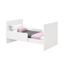 Ver imagem 3 de Berço Americano Katatau Multifuncional 3 em 1 Vira Mini Cama e Sofazinho Infantil Branco Brilho