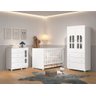 Berço Americano Katatau Multifuncional 3 em 1 Vira Mini Cama e Sofazinho Infantil Reller Branco - 1