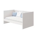 Ver imagem 4 de Berço Americano Katatau Multifuncional 3 em 1 Vira Mini Cama e Sofazinho Infantil Branco Brilho