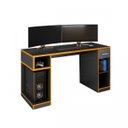 Ver imagem 2 de Mesa Gamer Idl xp 1000 Pro 1 Gaveta 136cm Espresso Móveis Black Laranja