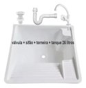 Ver imagem 6 de Kit Tanque 26 Litros + Torneira de Bancada + Sifão + Válvula Branco