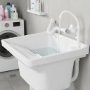 Ver imagem 1 de Kit Tanque 26 Litros + Torneira de Bancada + Sifão + Válvula Branco