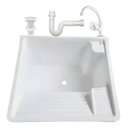 Ver imagem 2 de Kit Tanque 26 Litros + Torneira de Bancada + Sifão + Válvula Branco