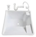 Ver imagem 2 de Kit Tanque 26 Litros + Torneira de Bancada + Sifão + Válvula Branco