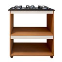 Ver imagem 2 de Balcão para Cooktop 5 Bocas 2 Nichos para Forno Turim