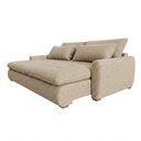 Ver imagem 2 de Sofá com Chaise Curve 3 Lugares Retrátil 250cm Caramelo Linho