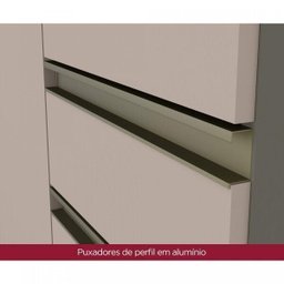 Cozinha Completa 8 Peças Balcão com Tampo Cooktop 11 Portas 2 Gavetas Alice Espresso Móveis - 8