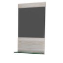 Ver imagem 4 de Conjunto para Banheiro Gabinete com Cuba Folha Lux L38 e Espelheira Legno 831W Branco/Snow