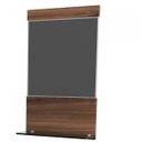 Ver imagem 5 de Conjunto para Banheiro Gabinete com Cuba Folha Lux L38 e Espelheira Legno 831W Branco/Nogal