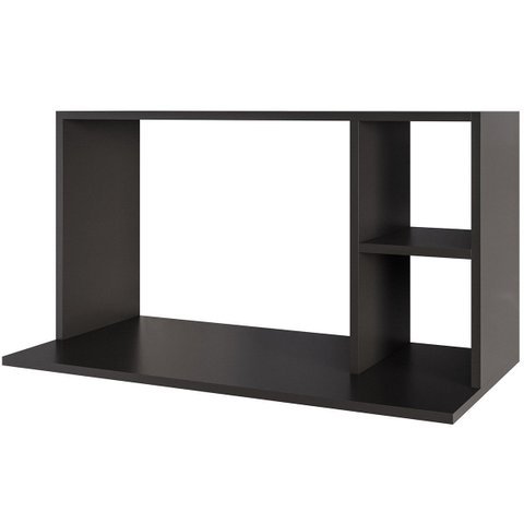 Suporte para Micro-ondas com Nichos 80 Cm Leila Preto