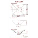 Ver imagem 4 de Conjunto para Banheiro Gabinete com Cuba Folha Lux L38 e Espelheira Legno 831W Branco/Carvalho Dark
