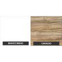 Ver imagem 7 de Conjunto para Banheiro Gabinete com Cuba Folha Lux L38 e Espelheira Legno 831W Branco/Carvalho
