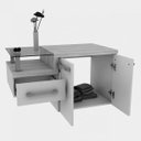 Ver imagem 6 de Conjunto para Banheiro Gabinete com Cuba Folha Lux L38 e Espelheira Legno 831W 