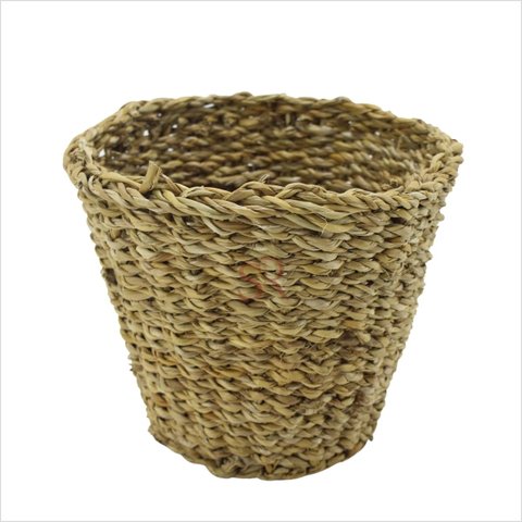 CESTO REDONDO CAUE DE SEAGRASS MÉDIO 22CM X 18CM JOLITEX U2.0359015.L1057