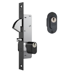 Fechadura Porta de Correr 901 Preto Fosco - Stam