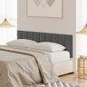 Cabeceira Estofada Modulada para Cama Box Casal 140cm Cinza - 3
