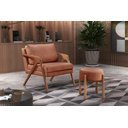 Ver imagem 2 de Conjunto - 2 Poltronas Iris Mona Linho Terracota