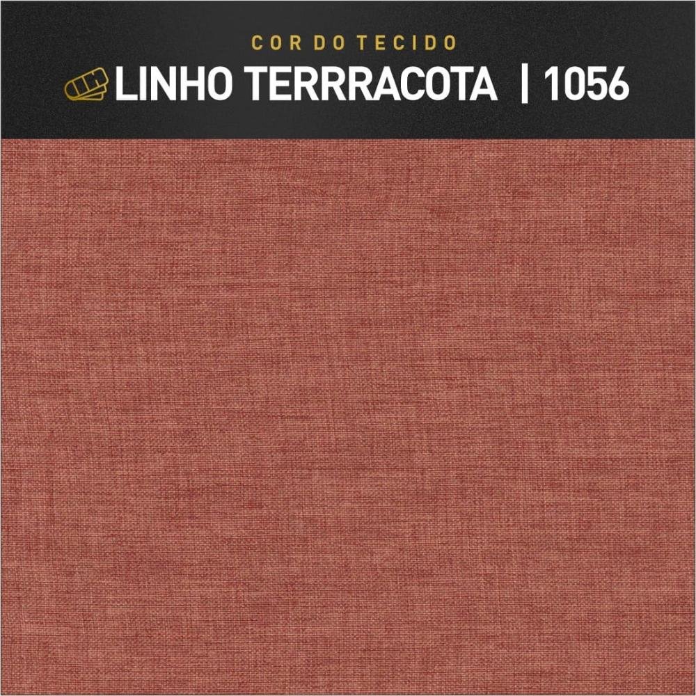 Conjunto - 2 Poltronas Iris Mona Linho Terracota - 5