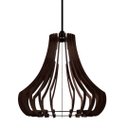 Ver imagem 1 de Luminária Teto tipo Pendente GANCHO MDF Completa -:Marrom